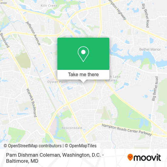 Pam Dishman Coleman map