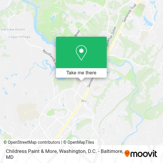 Childress Paint & More map