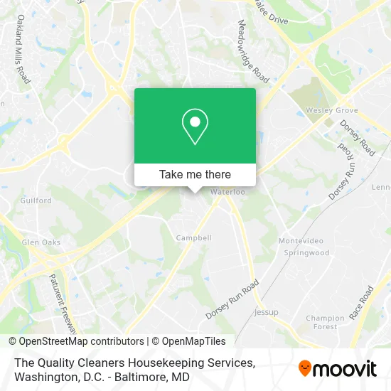 The Quality Cleaners Housekeeping Services map