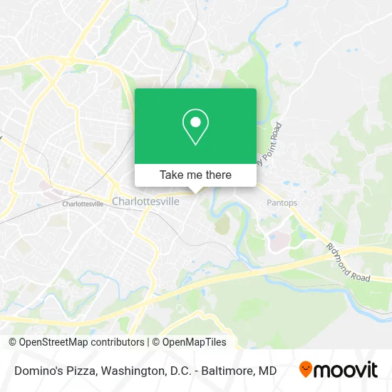 Domino's Pizza map