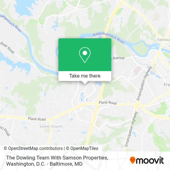 The Dowling Team With Samson Properties map