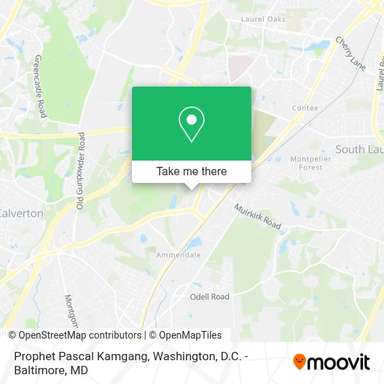 Prophet Pascal Kamgang map