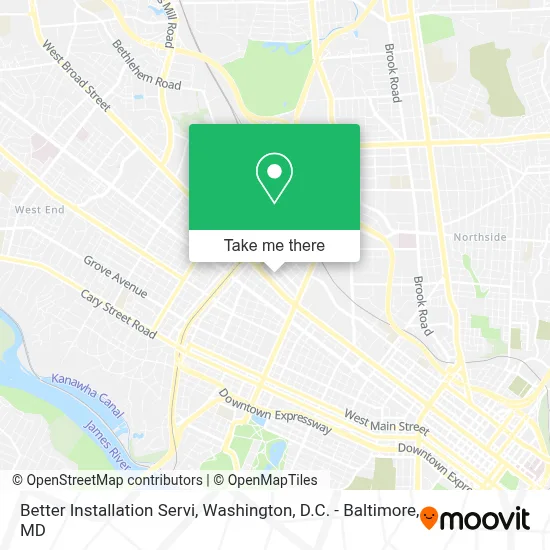 Better Installation Servi map