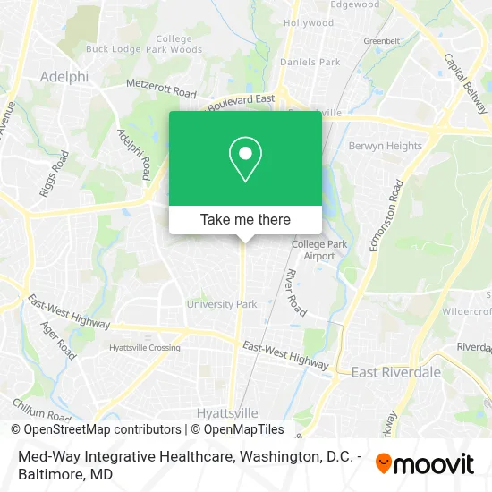 Med-Way Integrative Healthcare map