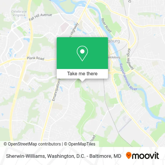 Sherwin-Williams map