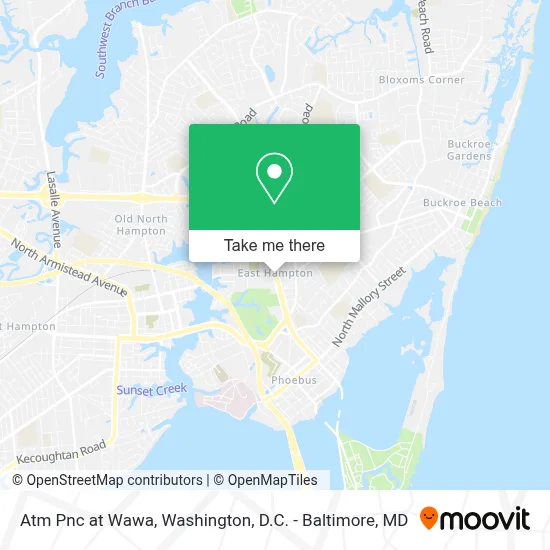 Atm Pnc at Wawa map
