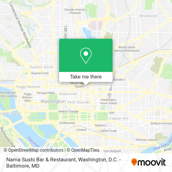Nama Sushi Bar & Restaurant map