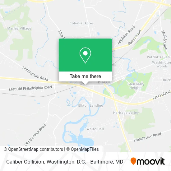 Caliber Collision map