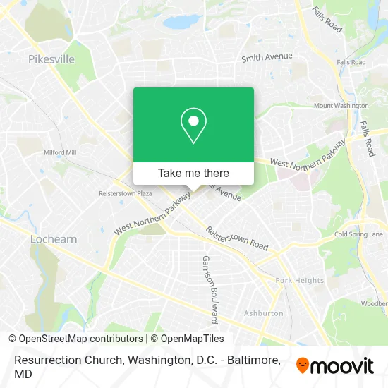 Resurrection Church map