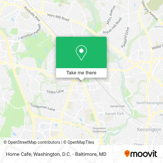 Home Cafe map