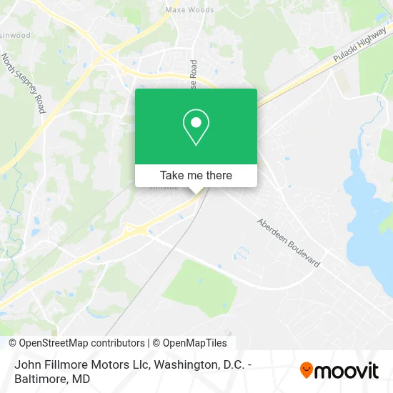 John Fillmore Motors Llc map