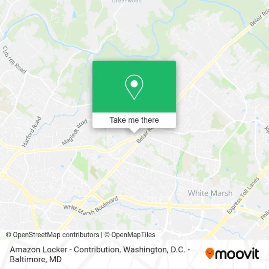 Amazon Locker - Contribution map