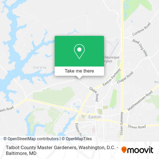 Talbot County Master Gardeners map