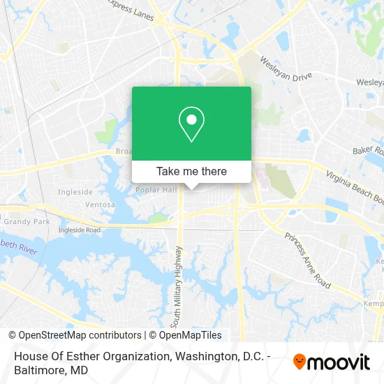 House Of Esther Organization map