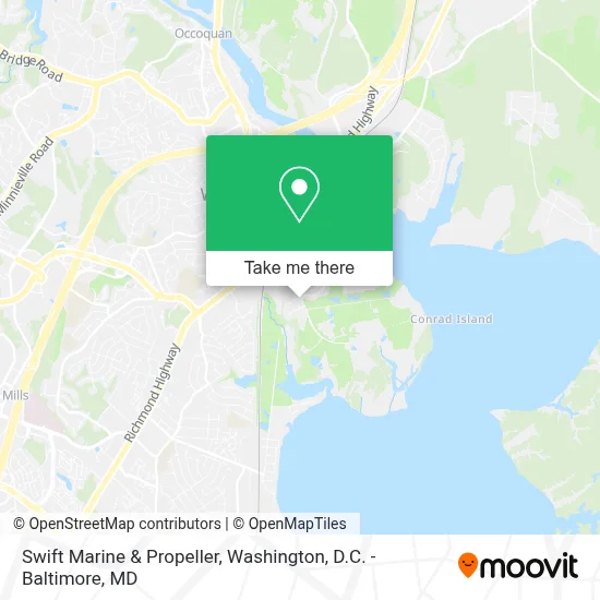Swift Marine & Propeller map
