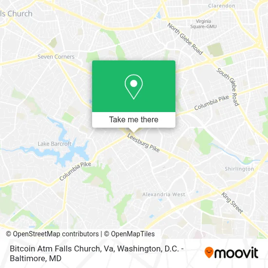 Bitcoin Atm Falls Church, Va map