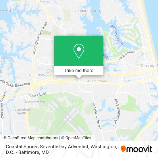 Coastal Shores Seventh-Day Adventist map