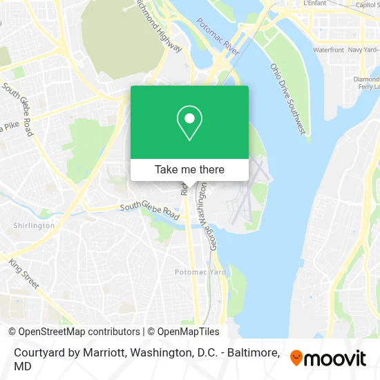 Courtyard by Marriott map