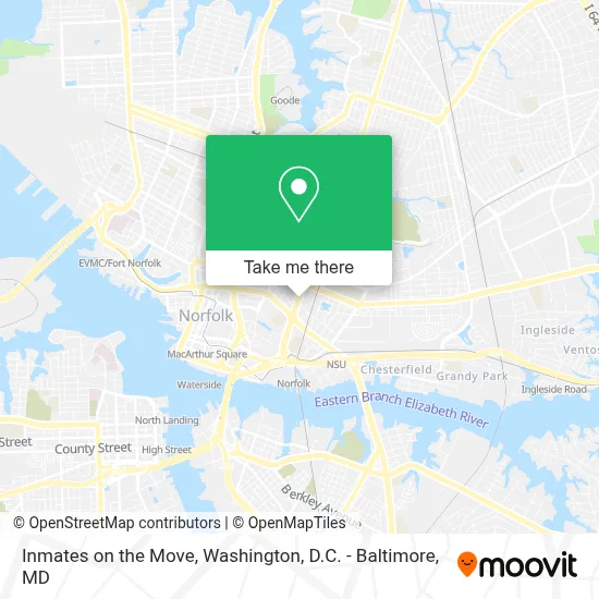 Inmates on the Move map