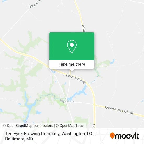 Ten Eyck Brewing Company map