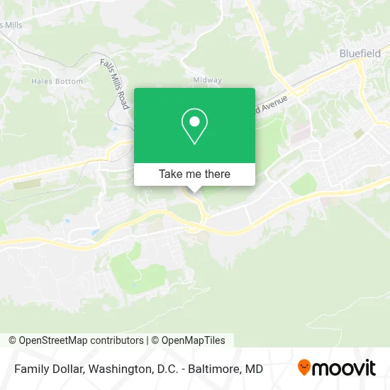 Family Dollar map