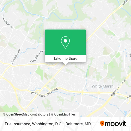 Erie Insurance map