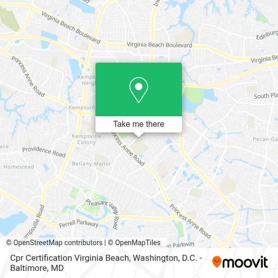 Cpr Certification Virginia Beach map