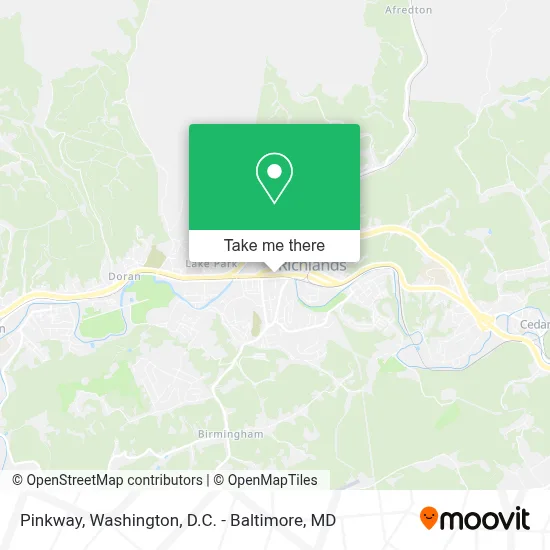 Pinkway map