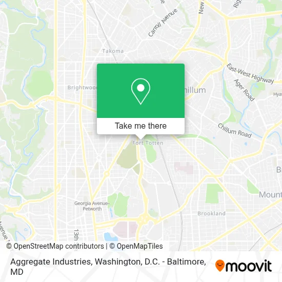 Aggregate Industries map