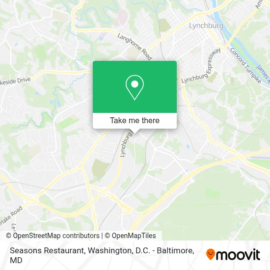 Seasons Restaurant map