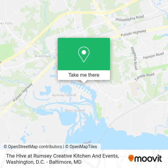 The Hive at Rumsey Creative Kitchen And Events map