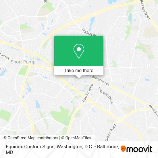 Equinox Custom Signs map