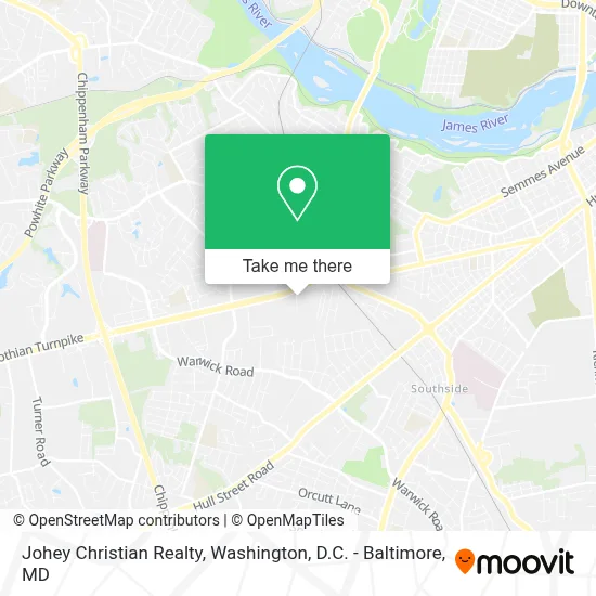Johey Christian Realty map