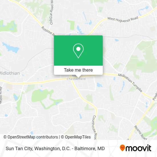 Sun Tan City map