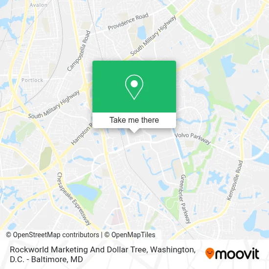 Rockworld Marketing And Dollar Tree map