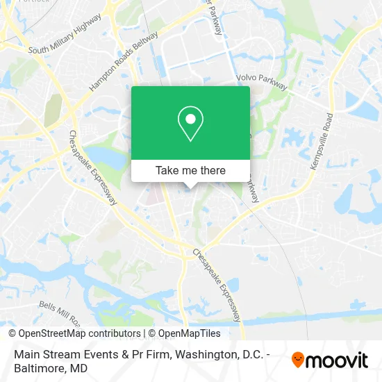 Main Stream Events & Pr Firm map