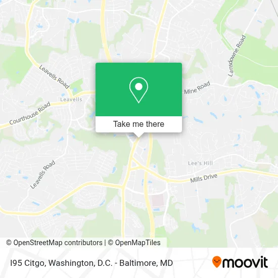 I95 Citgo map