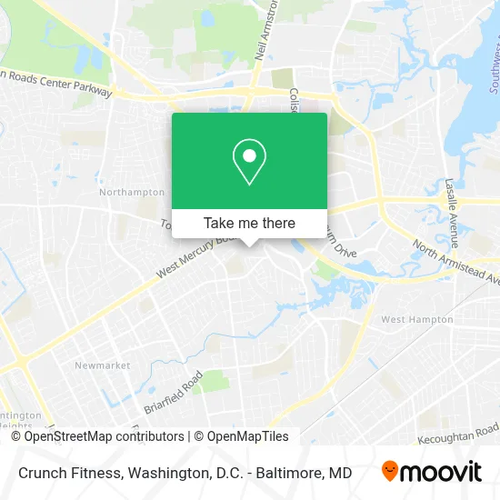 Crunch Fitness map