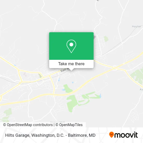Hilts Garage map