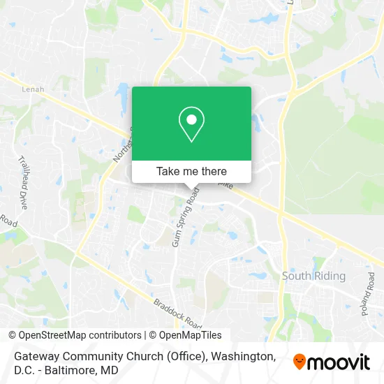 Gateway Community Church (Office) map