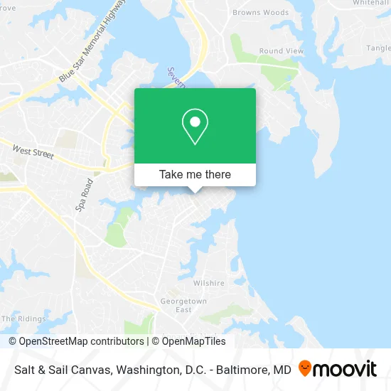 Salt & Sail Canvas map
