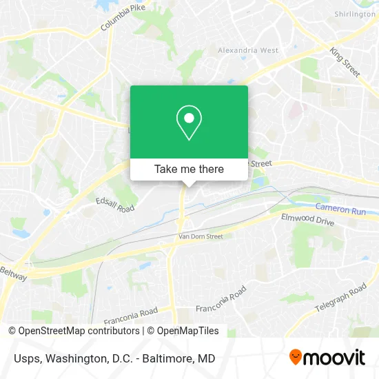 Usps map