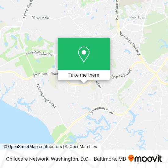 Childcare Network map