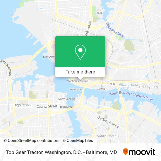 Top Gear Tractor map