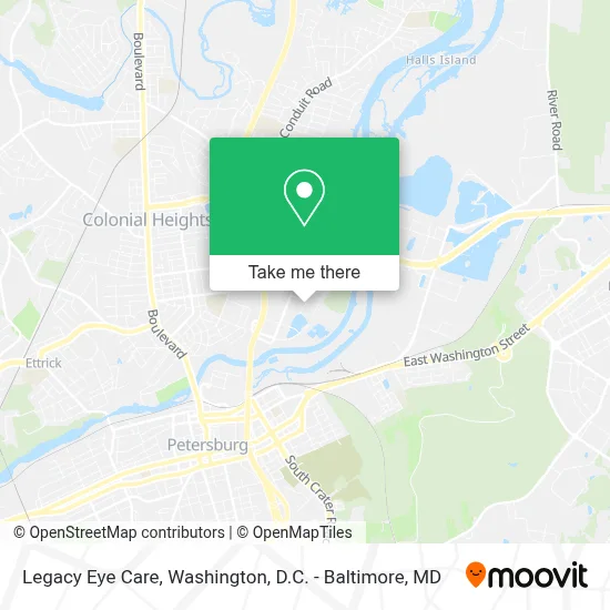 Legacy Eye Care map