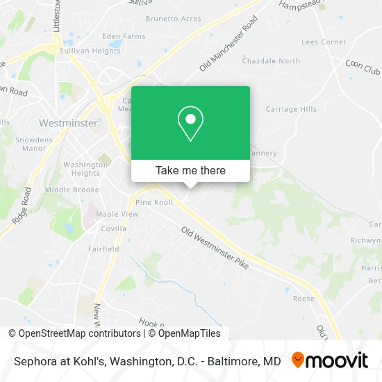 Sephora at Kohl's map