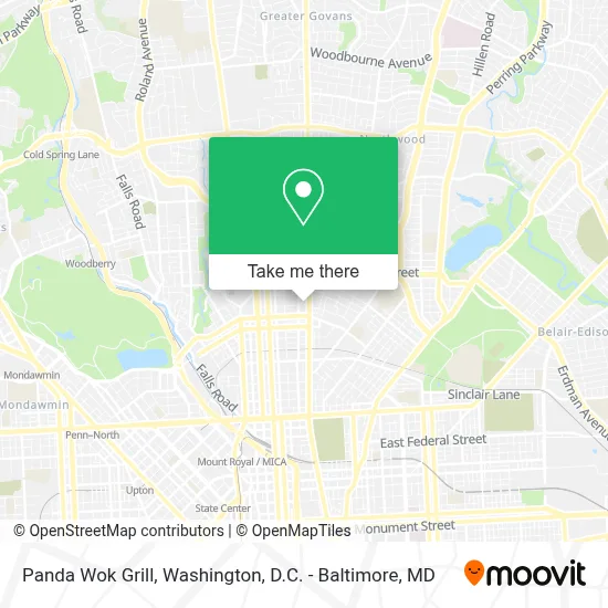 Panda Wok Grill map