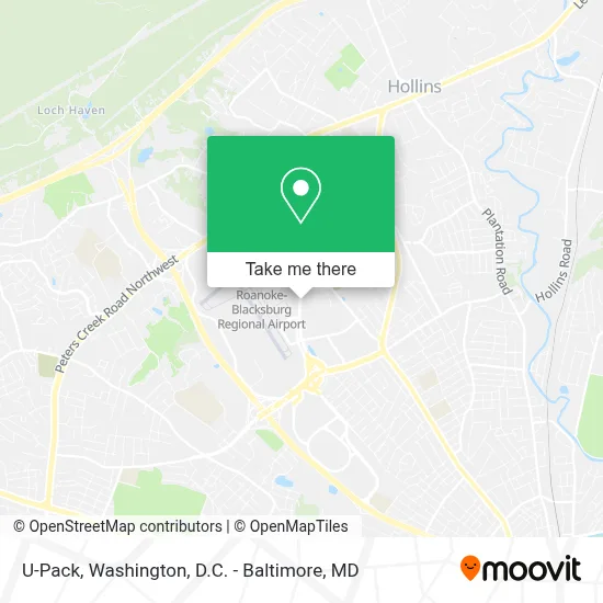 U-Pack map