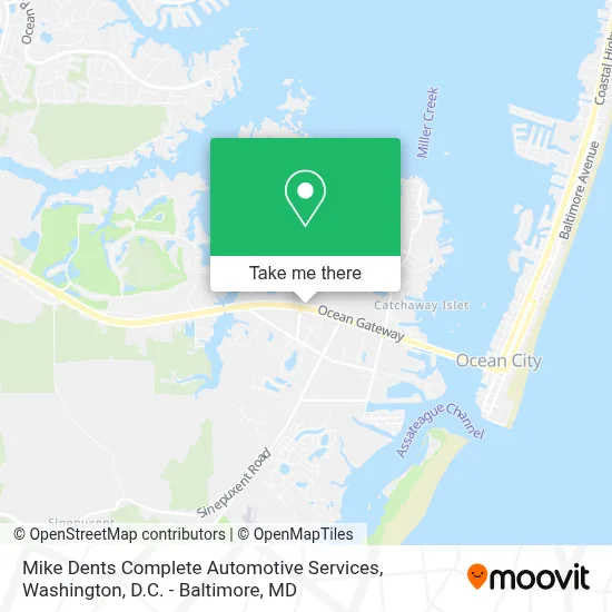 Mike Dents Complete Automotive Services map