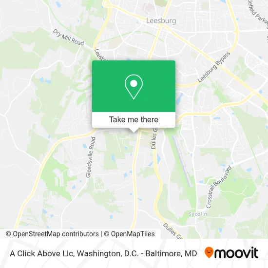 A Click Above Llc map